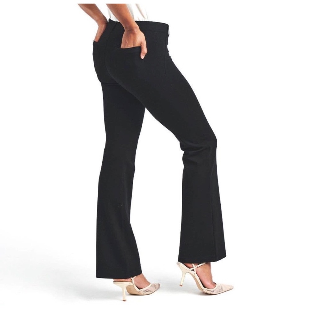 BetaBrand Dress Pant Yoga Pants Boot-Cut Two-Pocket